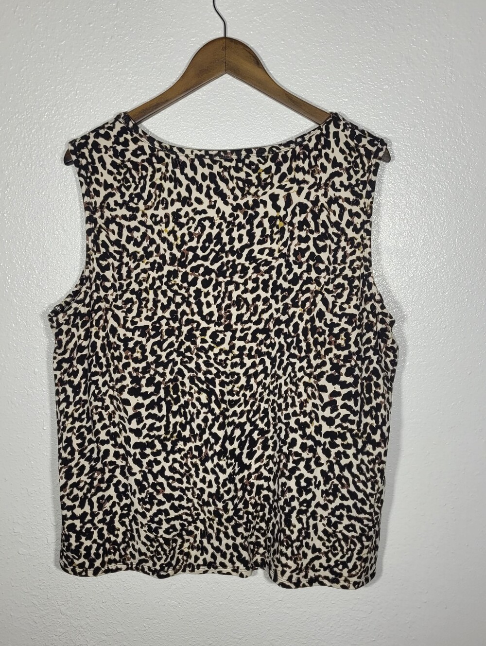 Cabi Knotty Tank Top Sleeveless Leopard Animal Print Twist Front 5759 XXL 2XL - Picture 3 of 7